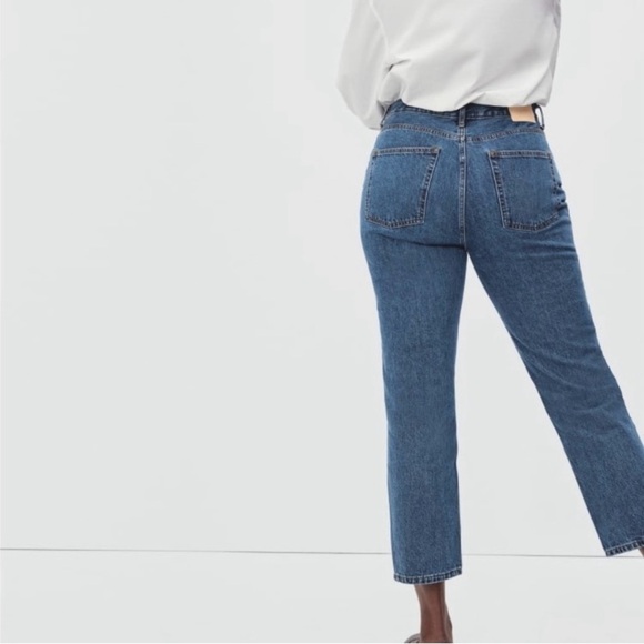 Everlane Curvy 90's Cheeky Straight Crop Jeans Size 25 - Picture 3 of 12